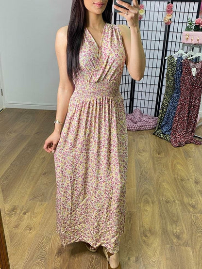 Gillian Floral Print Maxi Dress