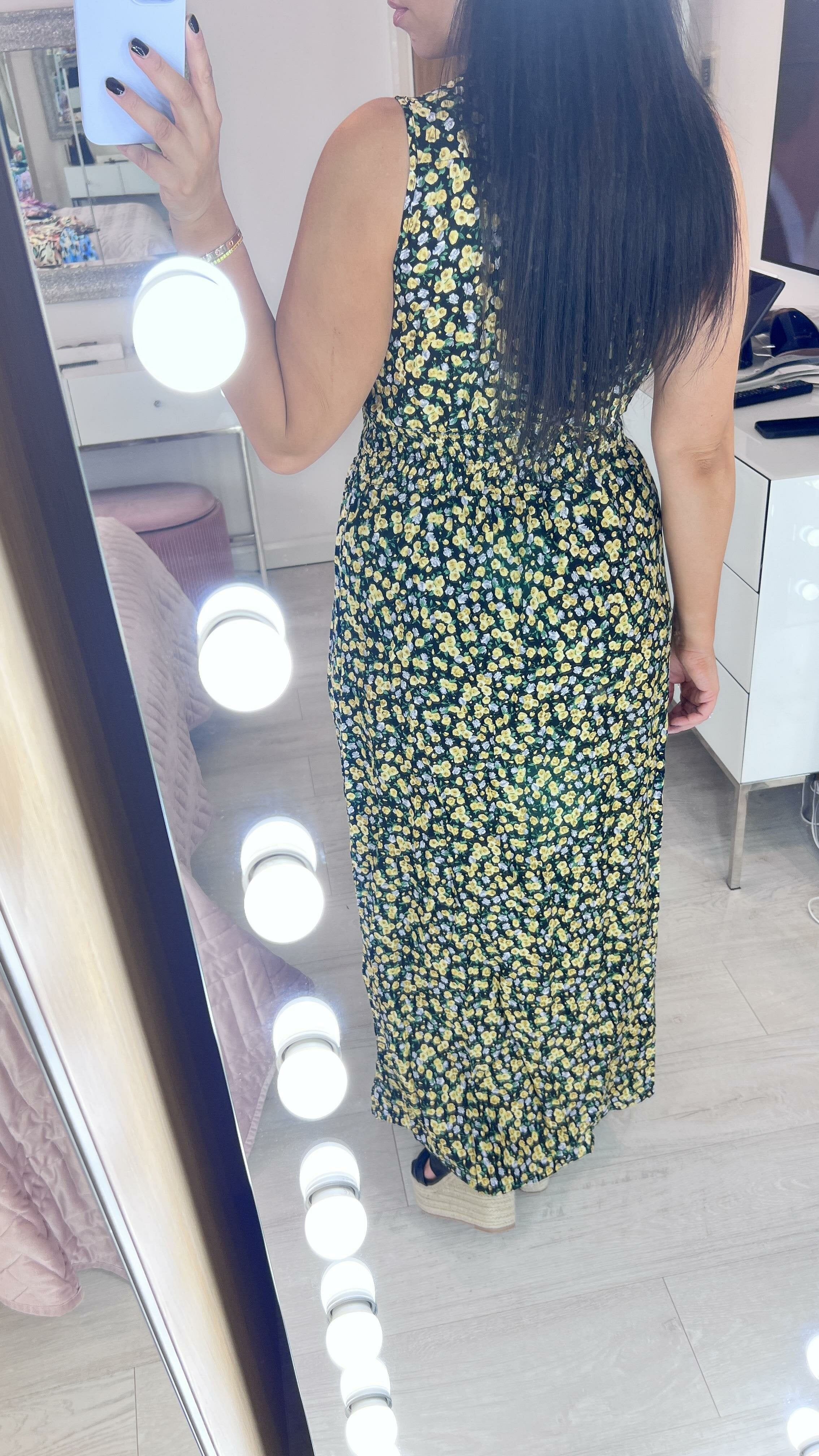 Gillian Floral Print Maxi Dress