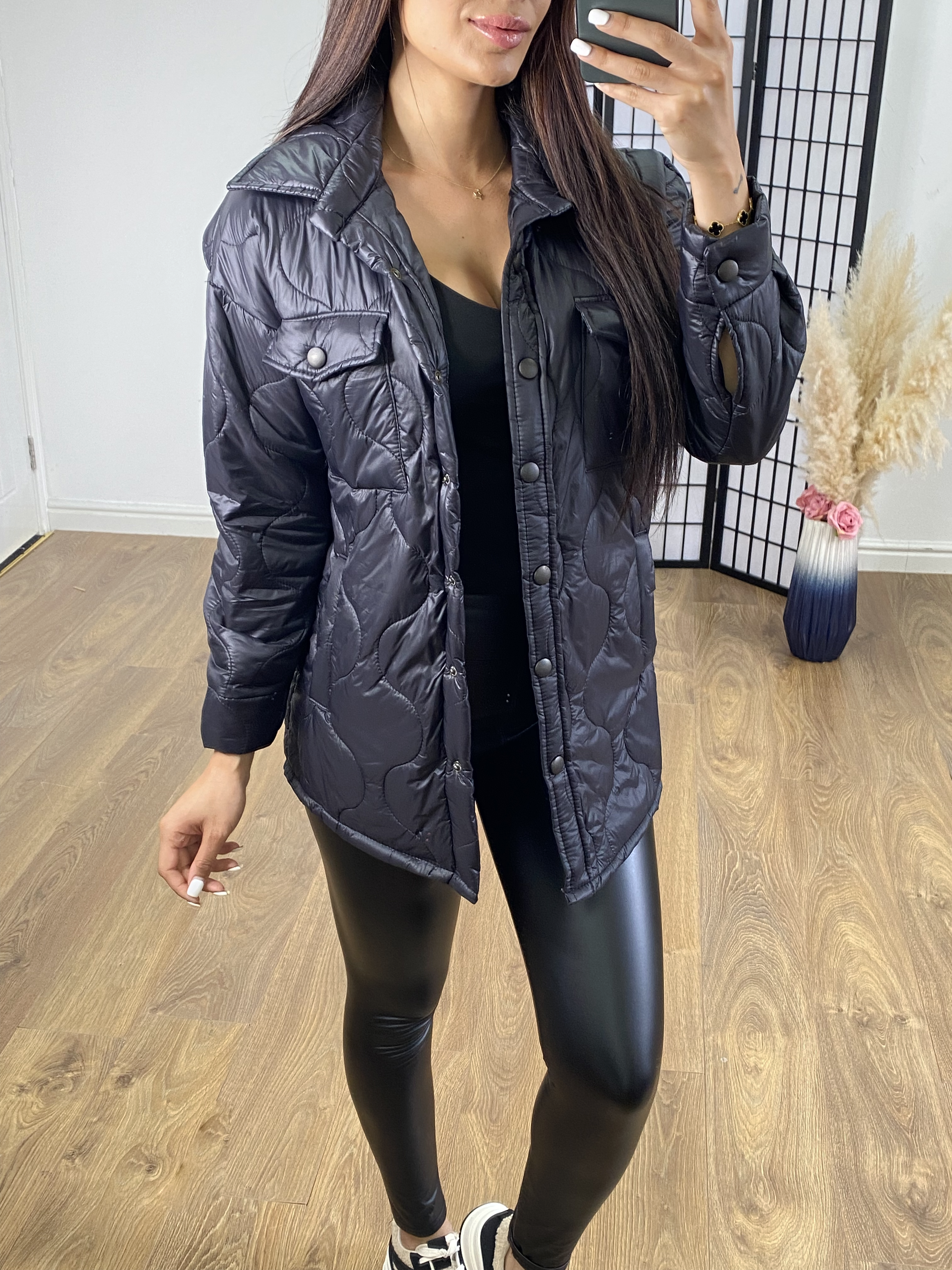 Gitana Black Lightweight Padded Jacket