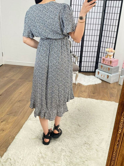 Idaho Ditsy Floral Frill Hem Dress