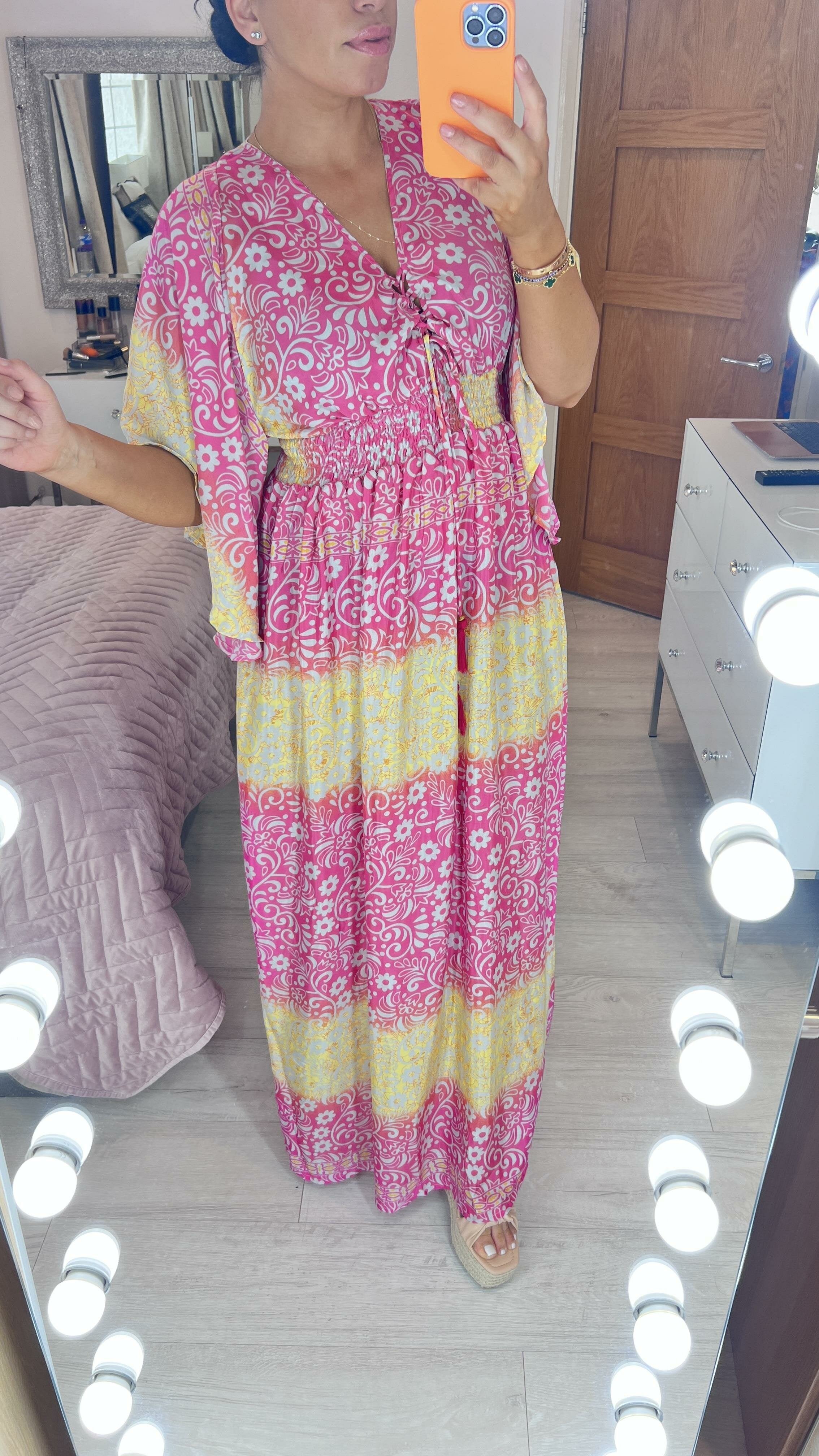 Brady Floral Print Maxi Dress