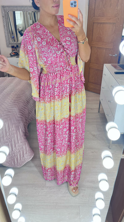 Brady Floral Print Maxi Dress
