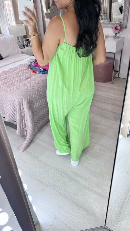 Jamie-Lynn Plain Wide Leg Jumpsuit