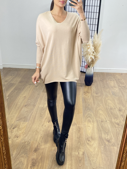 Aylin Beaded Bow Back Jumper