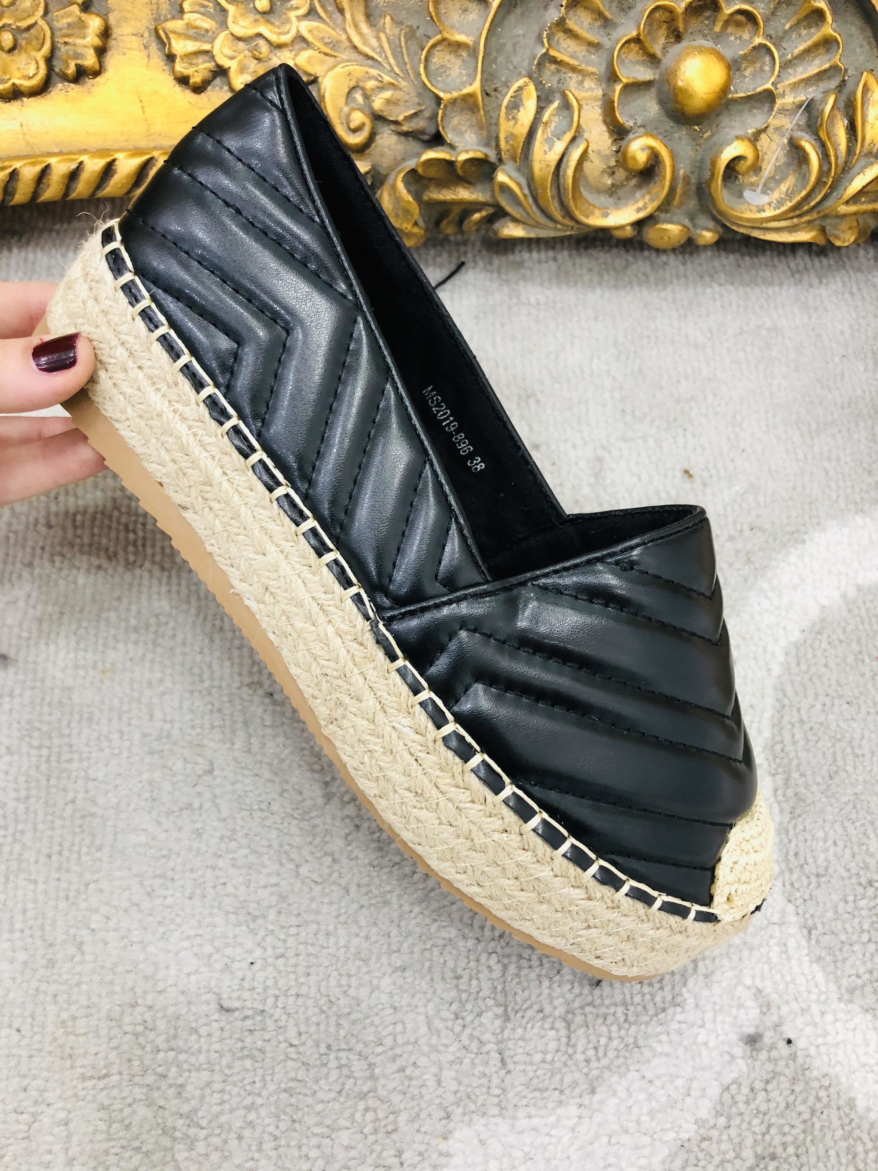 Sonny Padded Stitch Detailed Espadrille