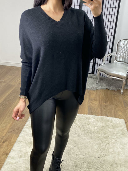 Madden Lace Bow Back Super Soft Knit Jumper