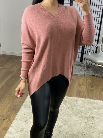 Madden Lace Bow Back Super Soft Knit Jumper