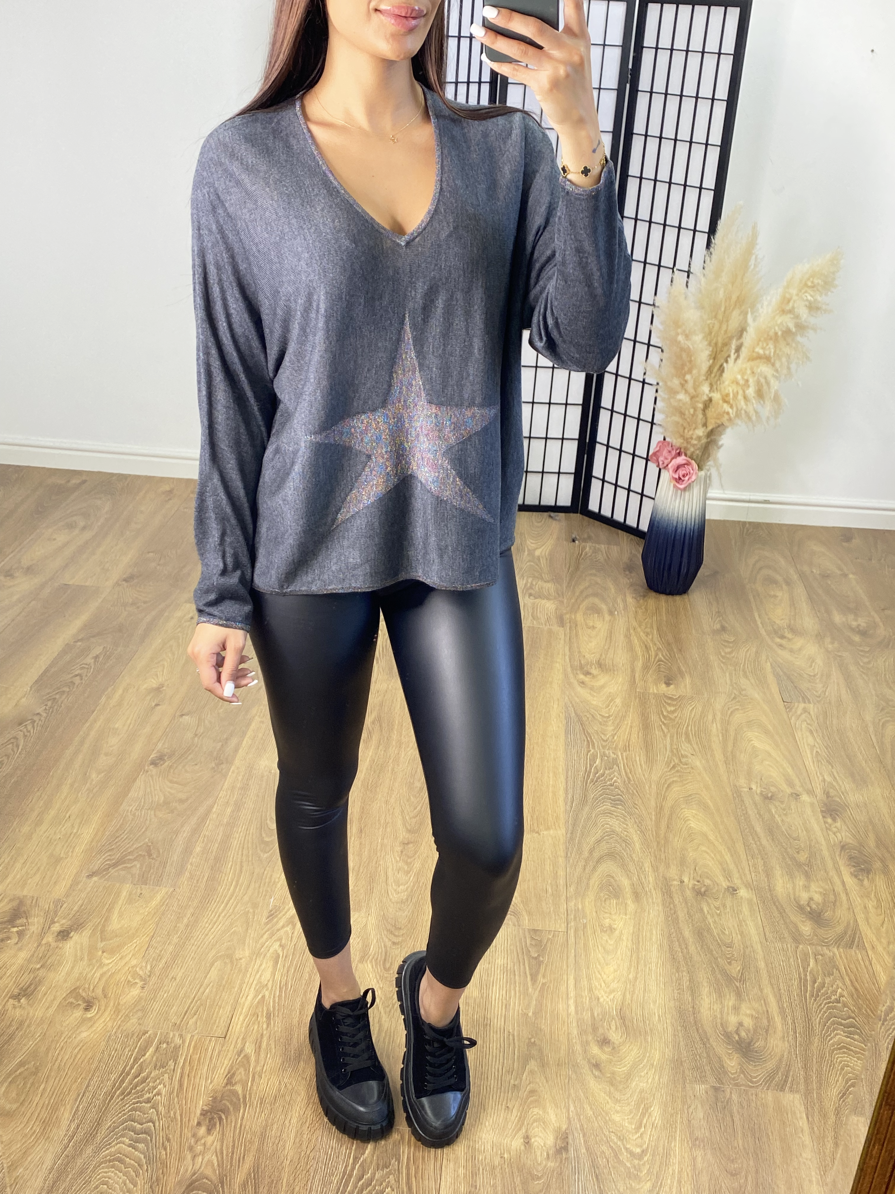 Clarin Lurex Star Fine Knit