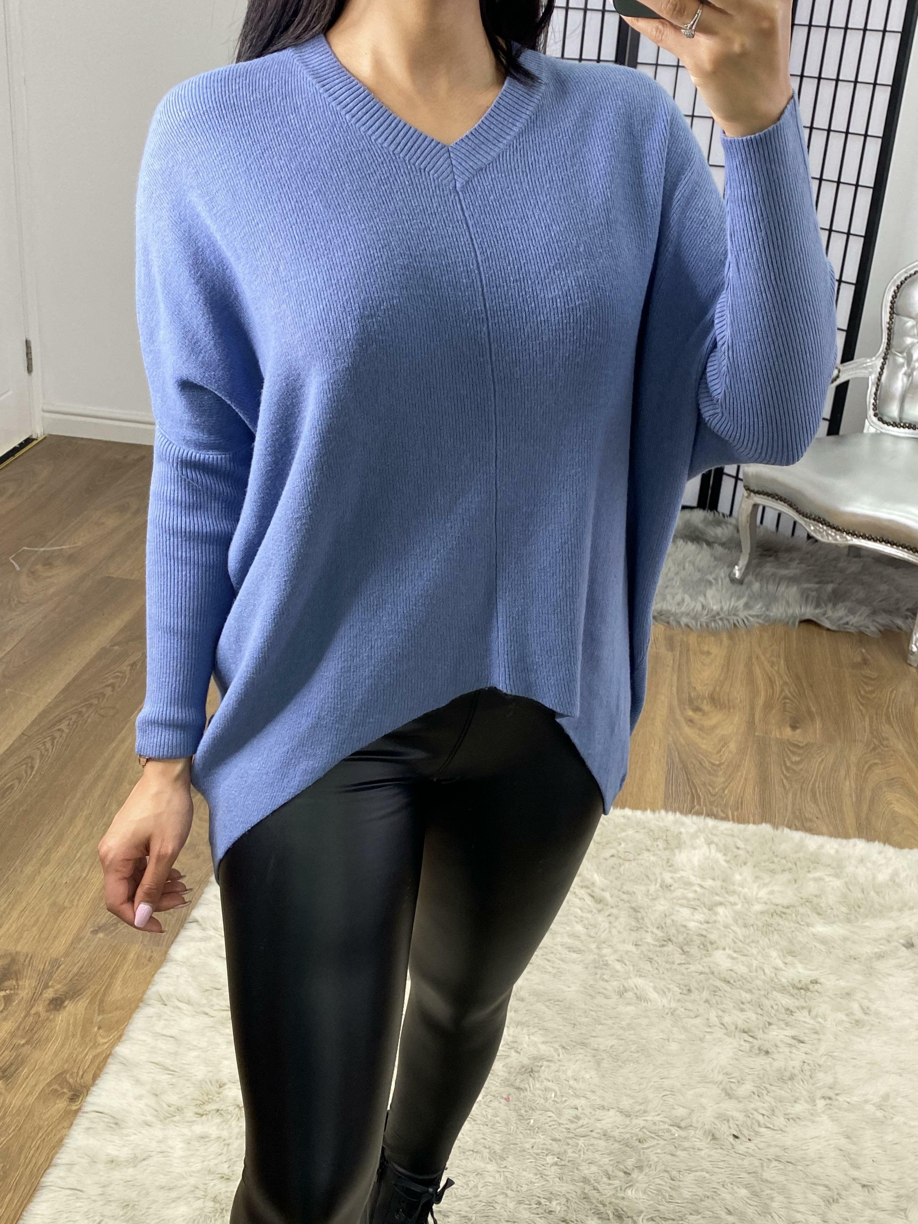 Madden Lace Bow Back Super Soft Knit Jumper