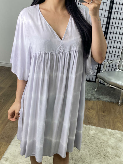 Chasie Tie Dye Floaty Smock Dress