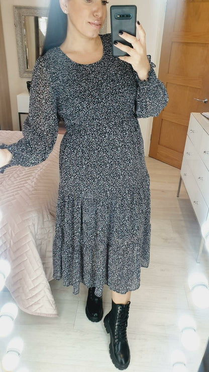 Lynsey Paisley Elasticated Floaty Smock Dress