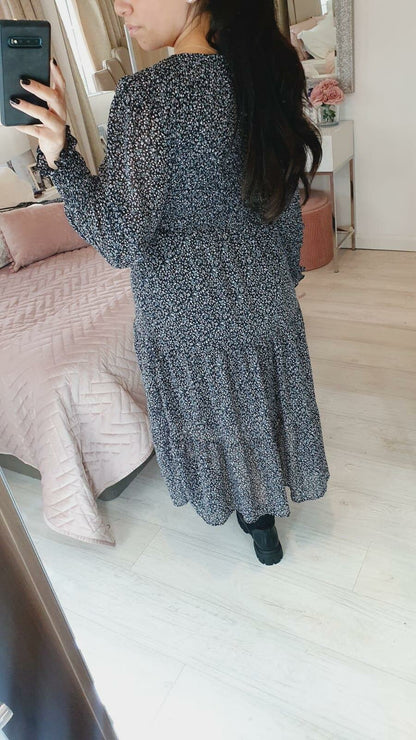 Lynsey Paisley Elasticated Floaty Smock Dress