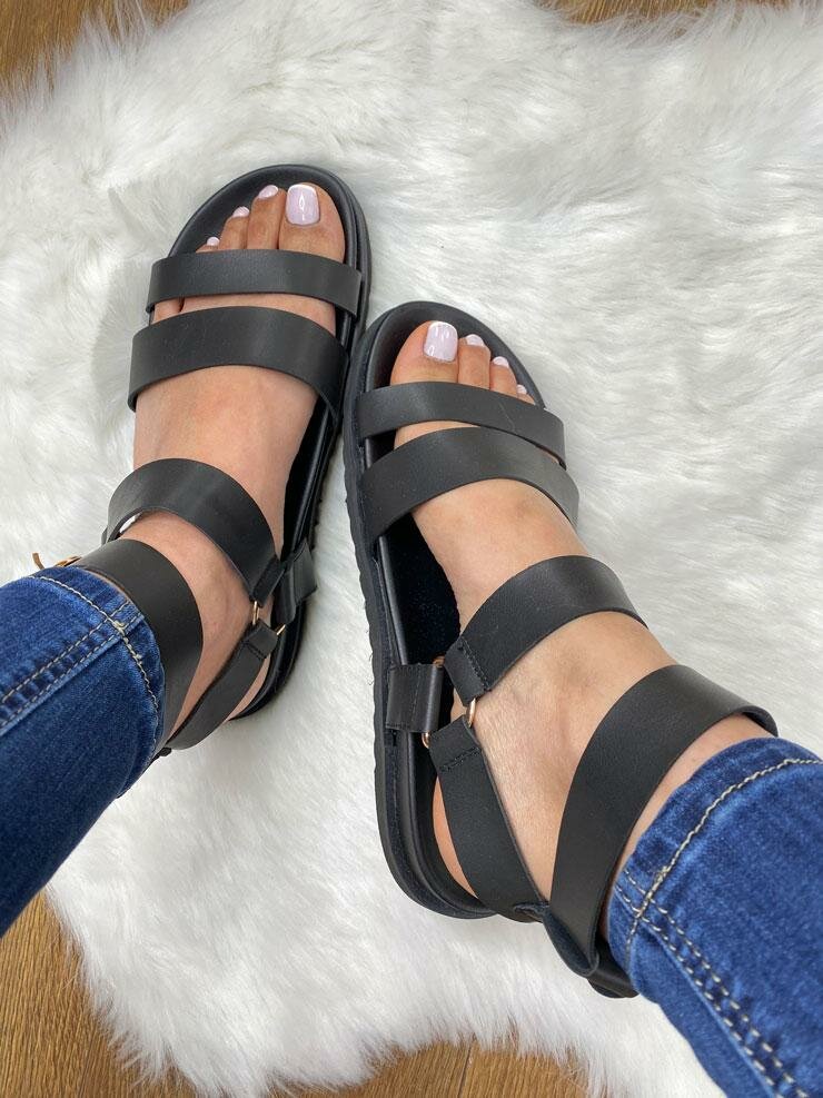 Martie Faux Leather Gladiator Sandals