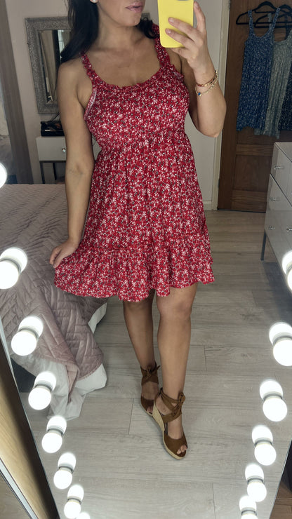 Naila Floral Shirred Cami Dress