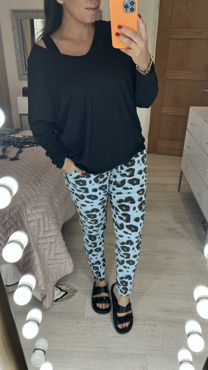 Odessa Leopard Print Jogger