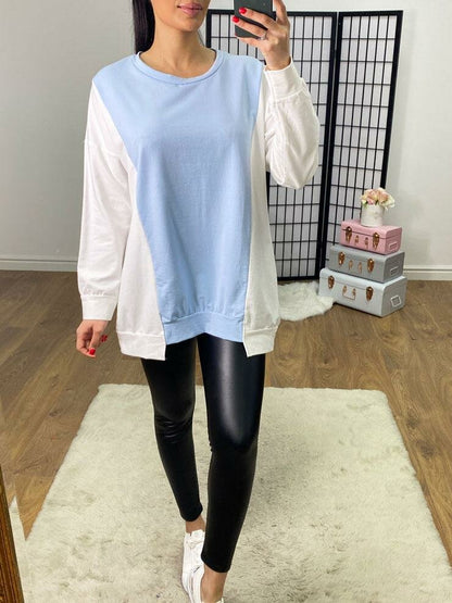 Oprah Colour Block Sweatshirt