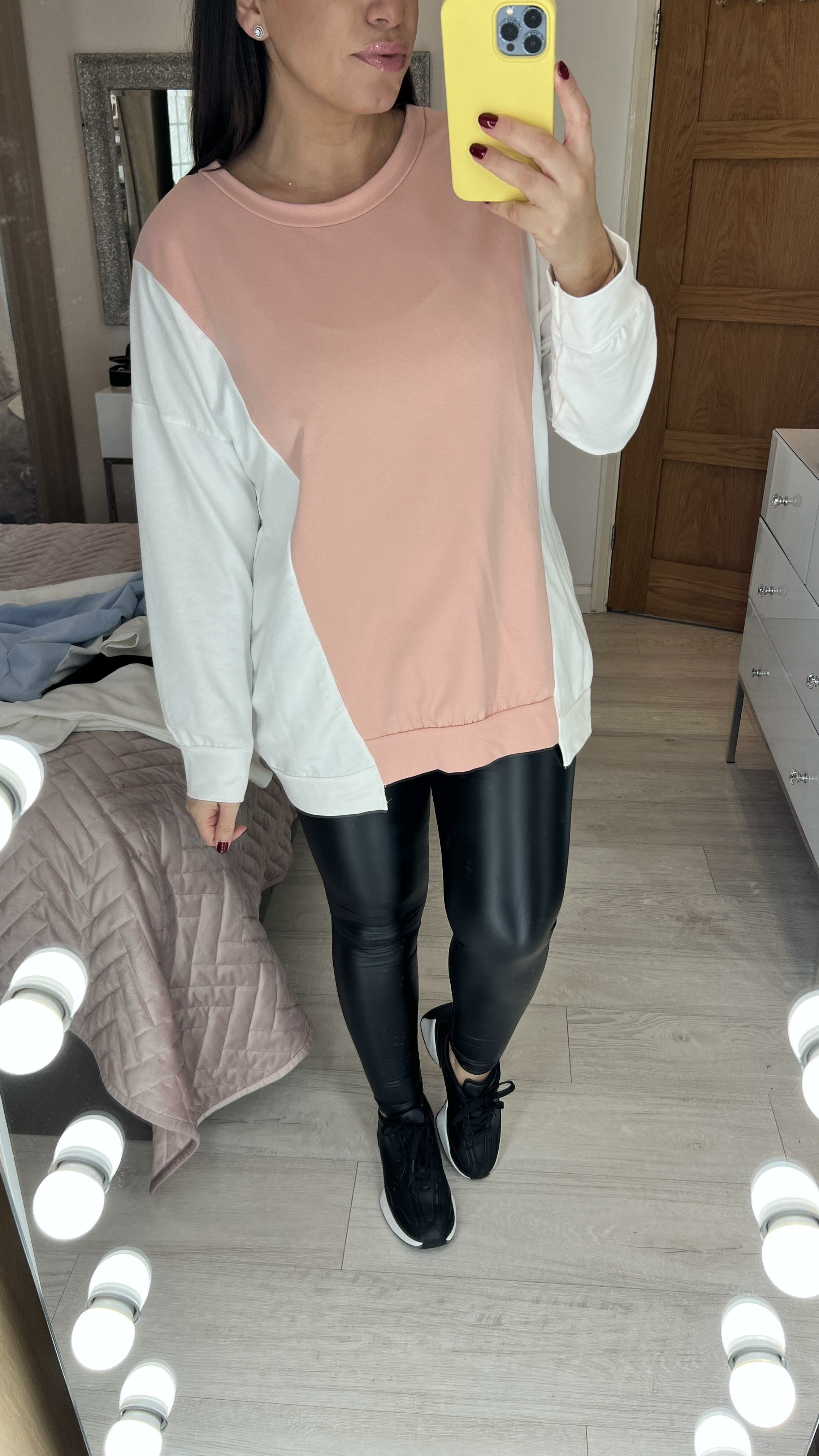 Oprah Colour Block Sweatshirt