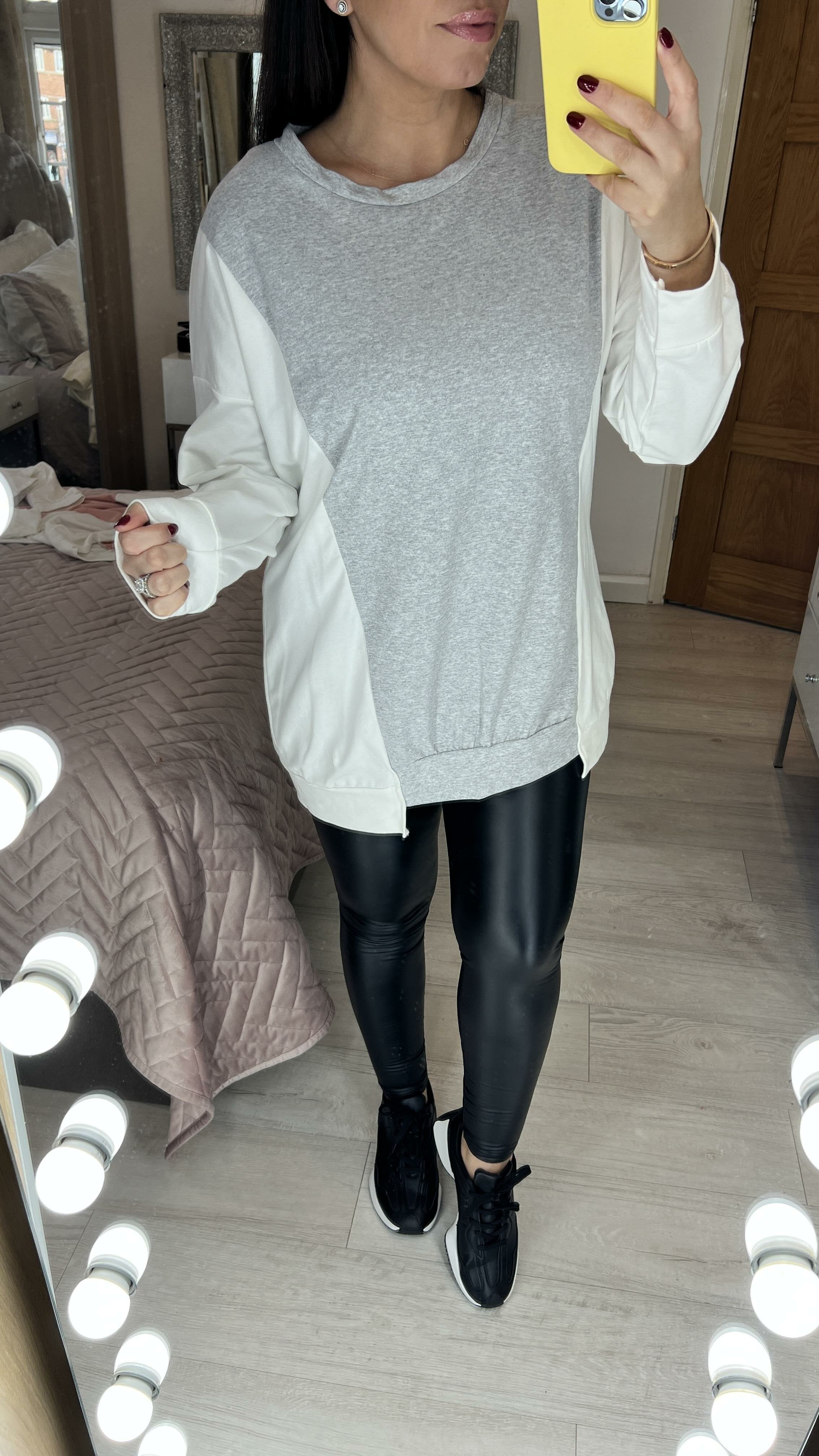 Oprah Colour Block Sweatshirt
