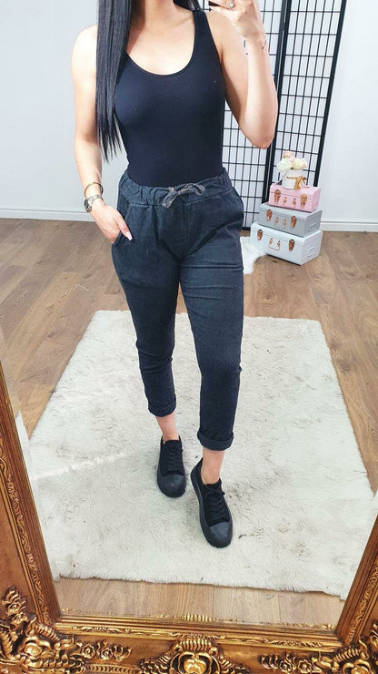 Rudie Glitter Draw String Stretch Joggers