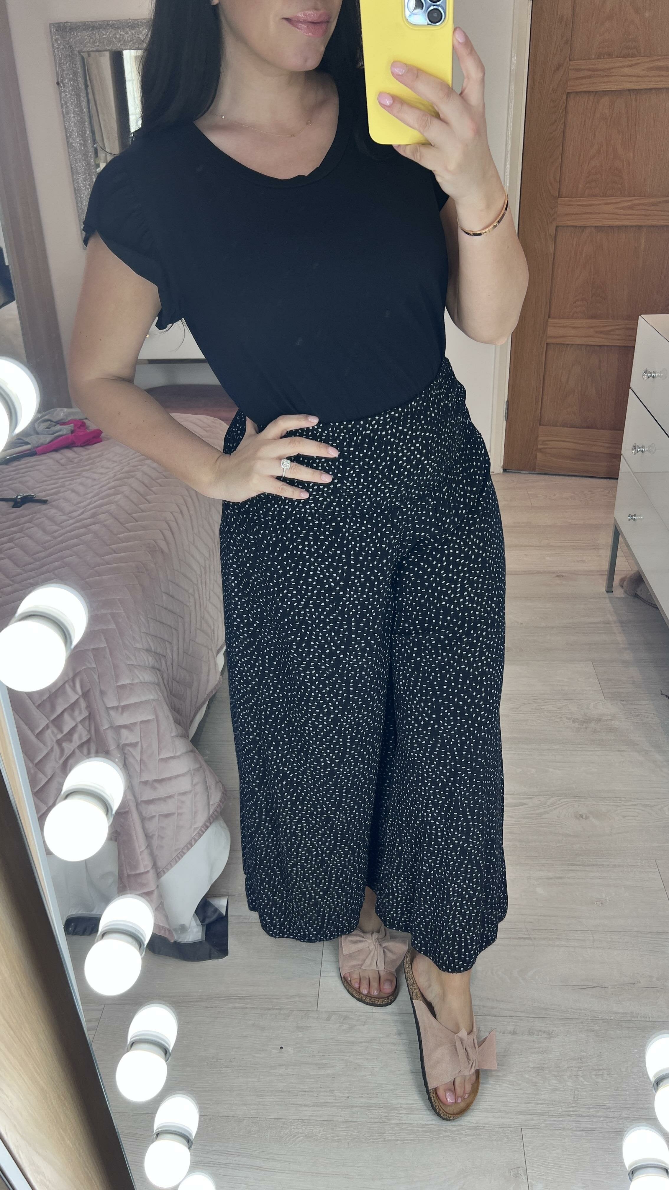 Saigon Polka Dot Palazzo Trouser