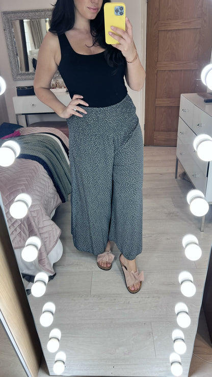 Saigon Polka Dot Palazzo Trouser