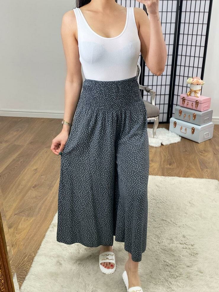 Saigon Polka Dot Palazzo Trouser