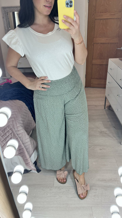 Saigon Polka Dot Palazzo Trouser