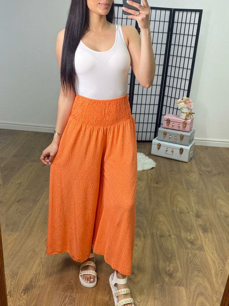 Saigon Polka Dot Palazzo Trouser