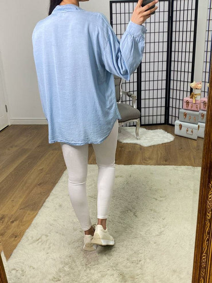 Smyth Plain Supersoft Light Denim Shirt