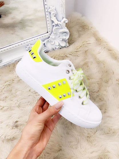 Tamsin Stud Detail Lightweight Trainers