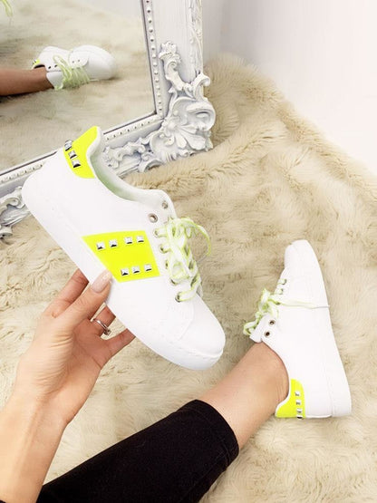 Tamsin Stud Detail Lightweight Trainers