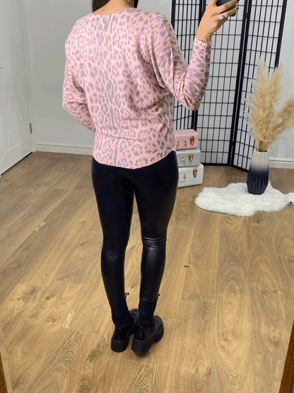 Suarez Supersoft Leopard Print Jumper