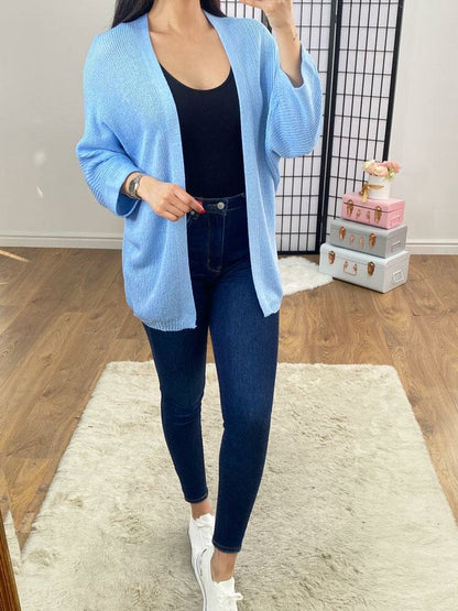 Vale Drape Front Knitted Cardigan